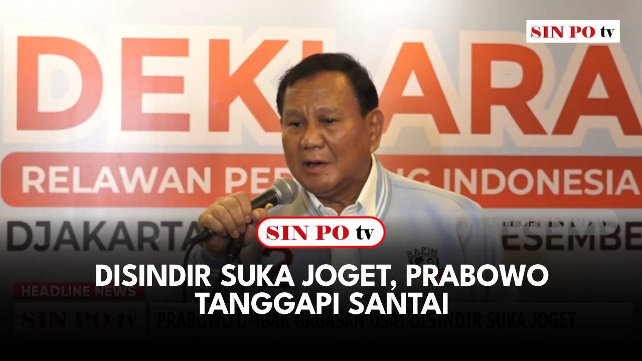 Disindir Suka Joget, Prabowo Tanggapi Santai