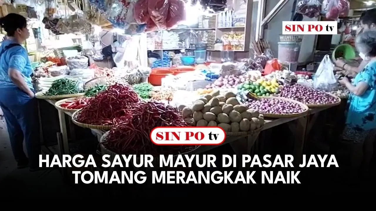 Harga Sayur Mayur di Pasar Jaya Tomang Merangkak Naik