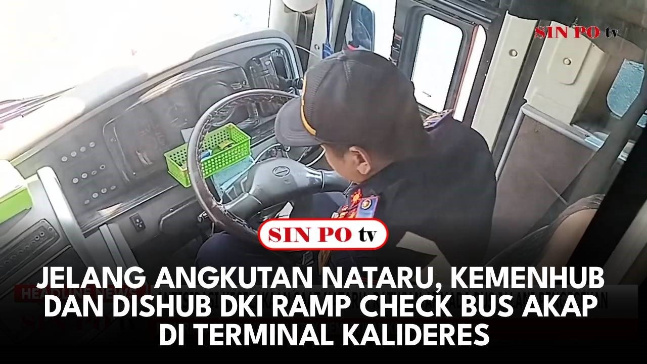 Jelang Angkutan Nataru, Kemenhub dan Dishub DKI Ramp Check Bus AKAP di Terminal Kalideres