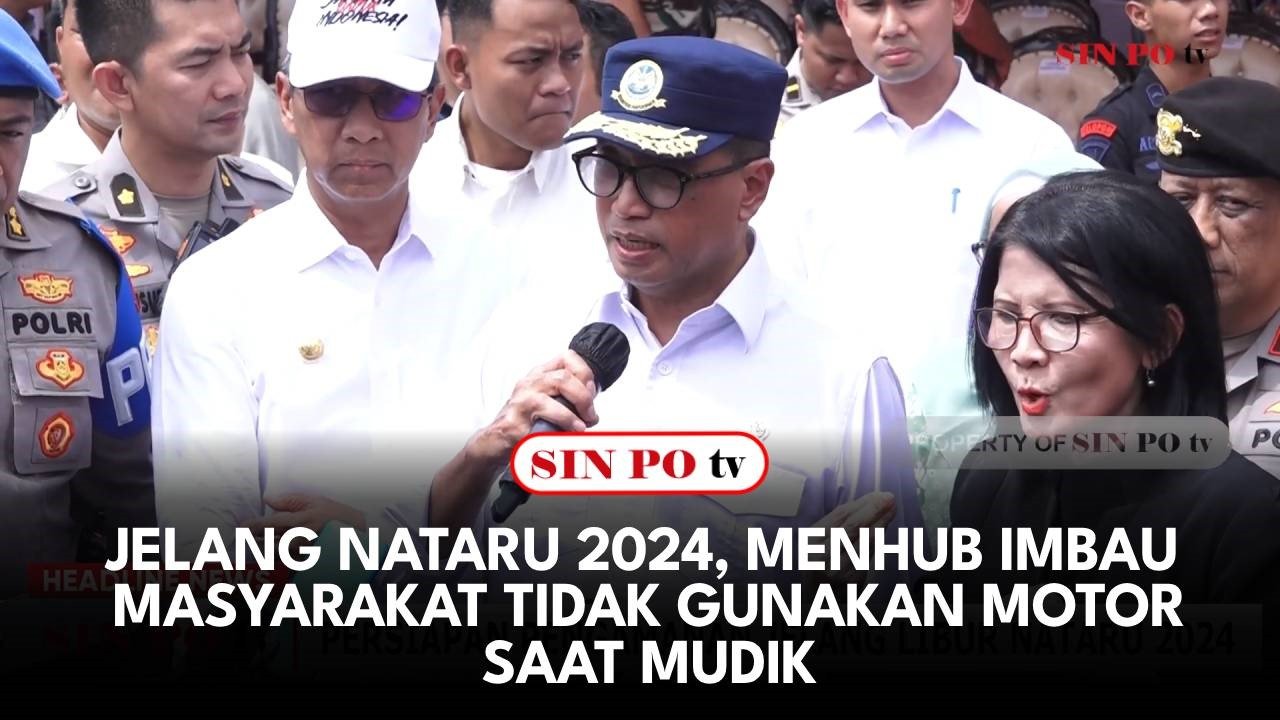 Jelang Nataru 2024, Menhub Imbau Masyarakat Tidak Gunakan Motor Saat Mudik