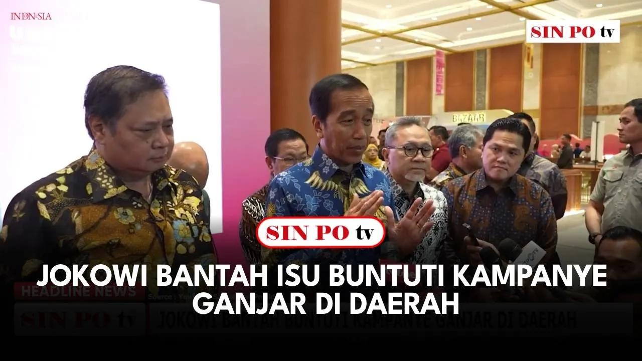 Jokowi Bantah Isu Buntuti Kampanye Ganjar di Daerah