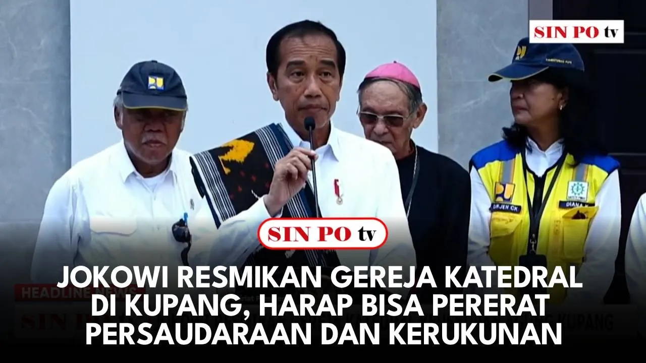 Jokowi Resmikan Gereja Katedral Di Kupang, Harap Bisa Pererat Persaudaraan Dan Kerukunan