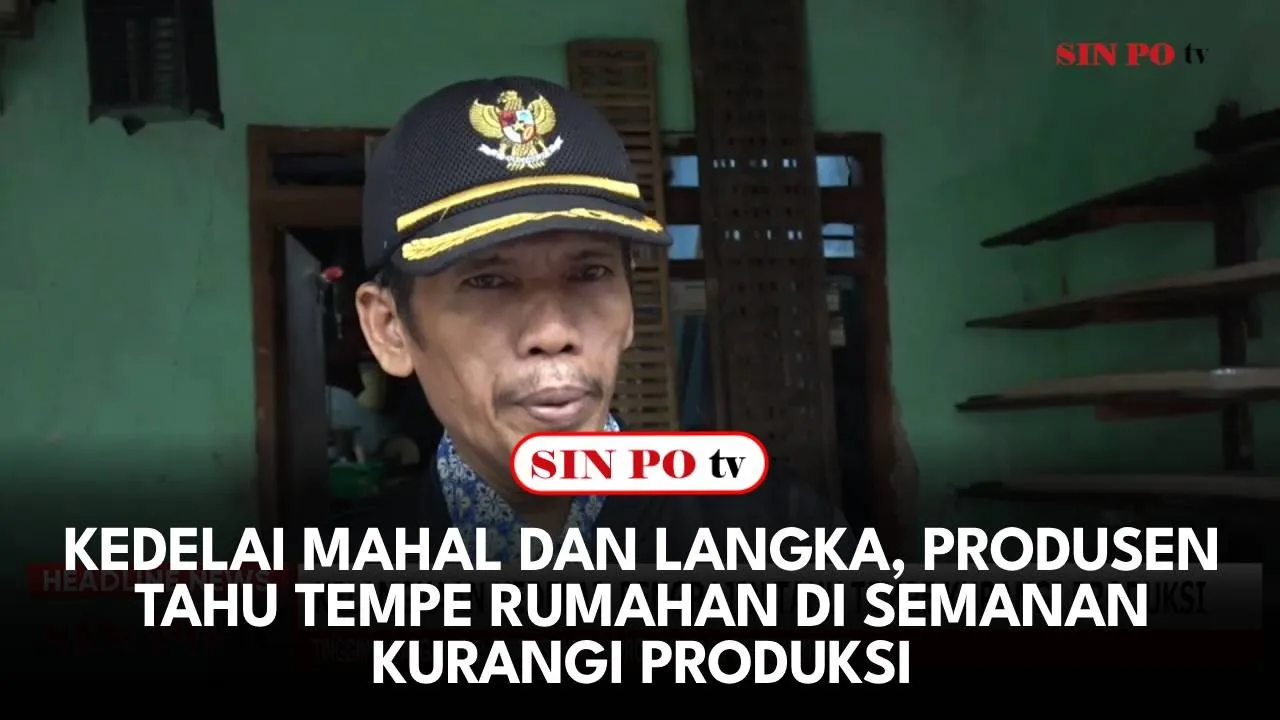 Kedelai Mahal dan Langka, Produsen Tahu Tempe Rumahan di Semanan Kurangi Produksi