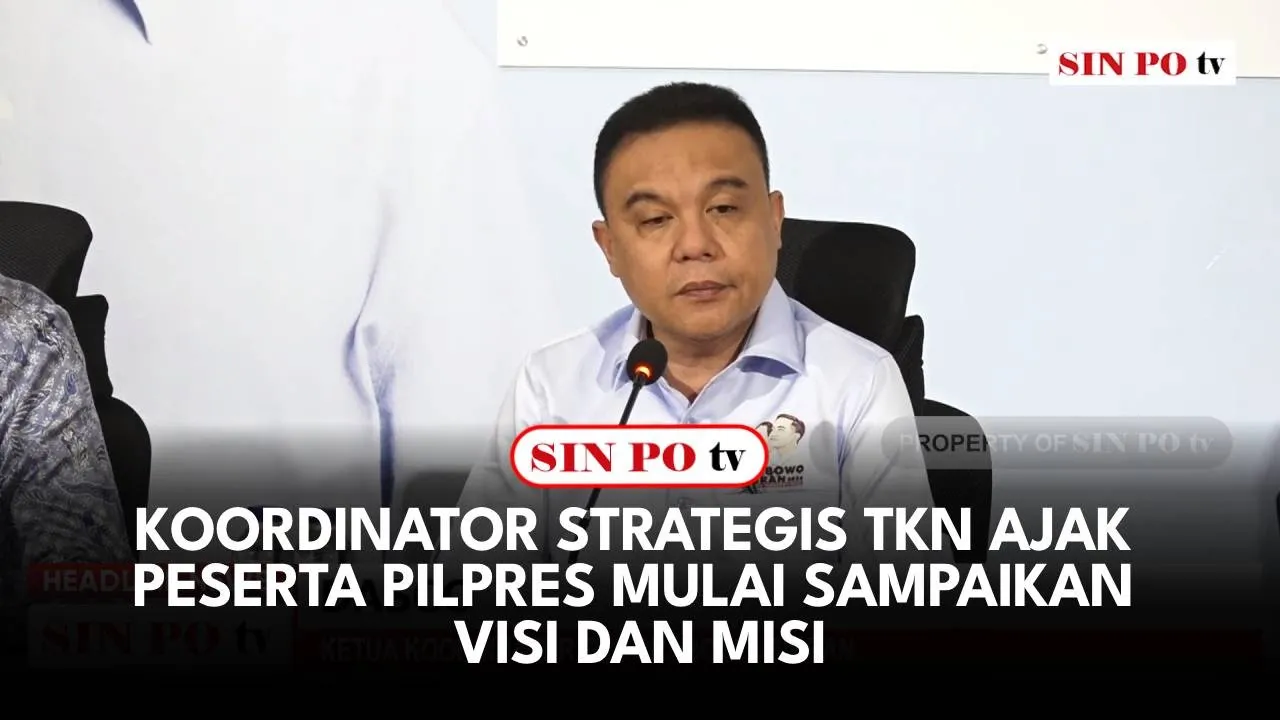 Koordinator Strategis TKN Ajak Peserta Pilpres Mulai Sampaikan Visi Dan Misi