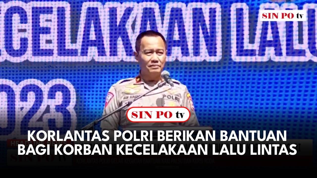 Korlantas Polri Berikan Bantuan Bagi Korban Kecelakaan Lalu Lintas