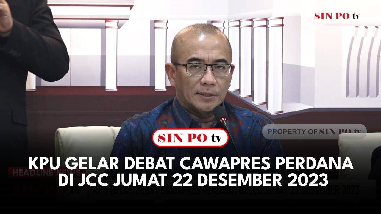 KPU Gelar Debat Cawapres Perdana Di JCC Jumat 22 Desember 2023