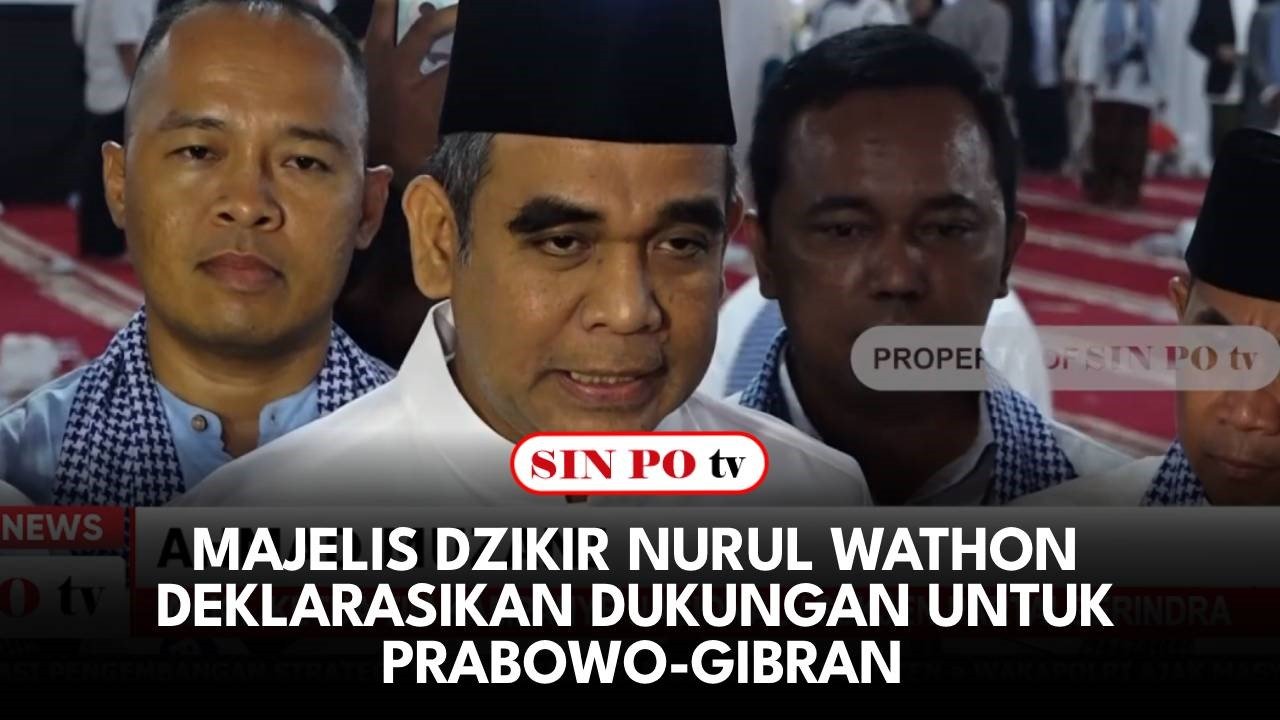 Majelis Dzikir Nurul Wathon Deklarasikan Dukungan Untuk Prabowo-Gibran