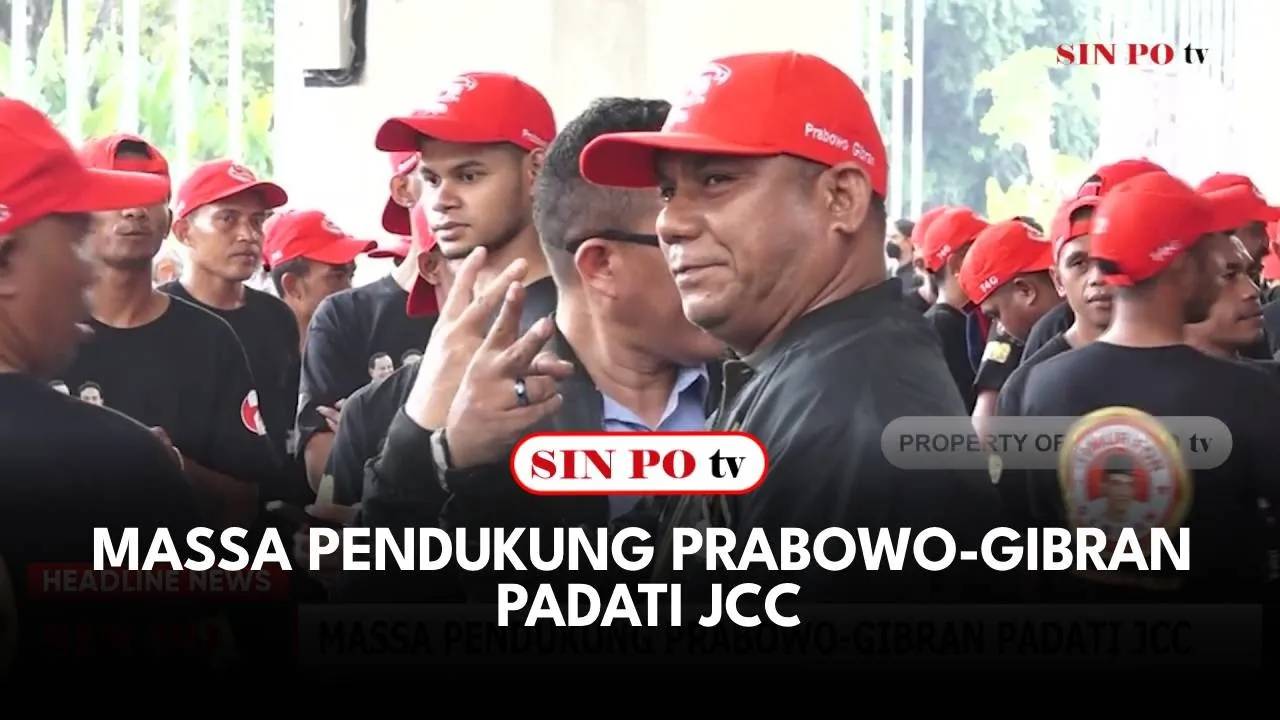 Massa Pendukung Prabowo-Gibran Padati JCC