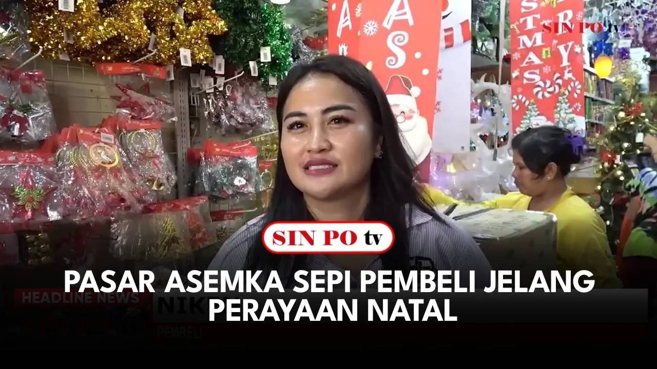 Pasar Asemka Sepi Pembeli Jelang Perayaan Natal