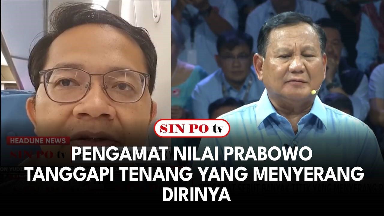 Pengamat Nilai Prabowo Tanggapi Tenang Yang Menyerang Dirinya