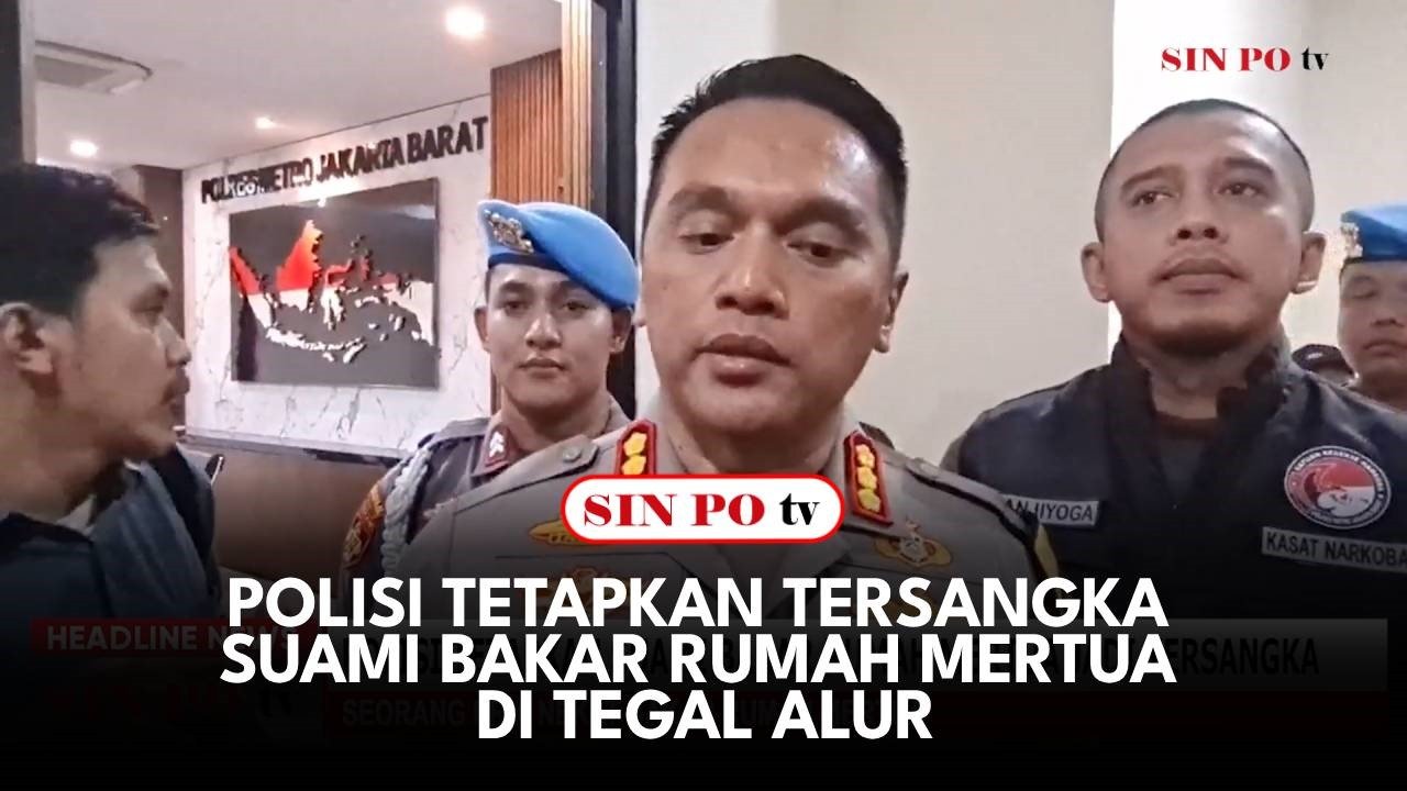 Polisi Tetapkan Tersangka Suami Bakar Rumah Mertua Di Tegal Alur