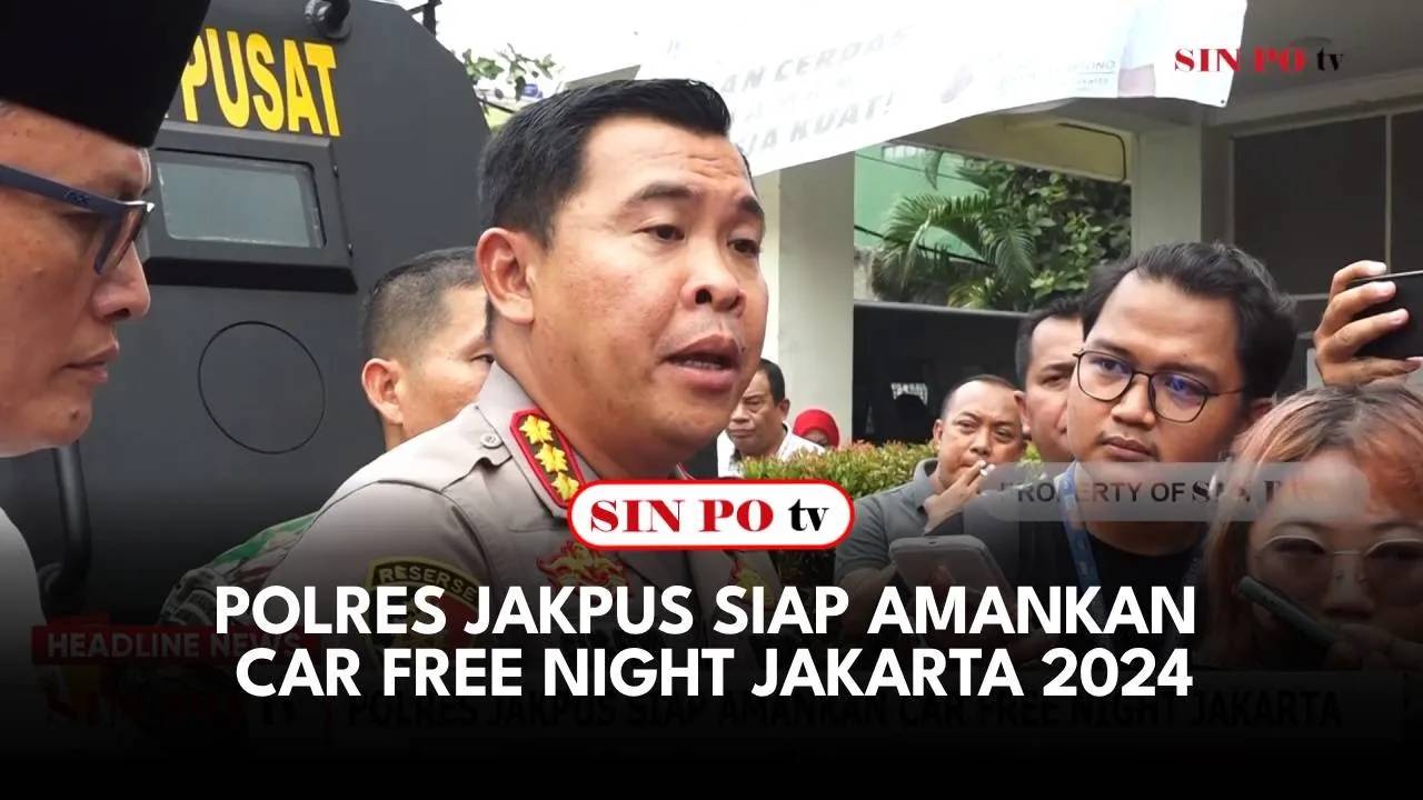 Polres Jakpus Siap Amankan Car Free Night Jakarta 2024