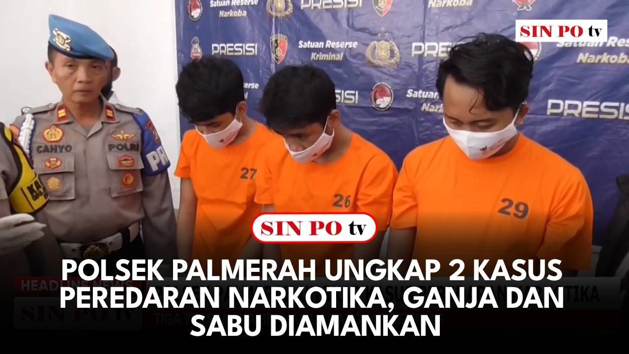 Polsek Palmerah Ungkap 2 Kasus Peredaran Narkotika, Ganja Dan Sabu Diamankan