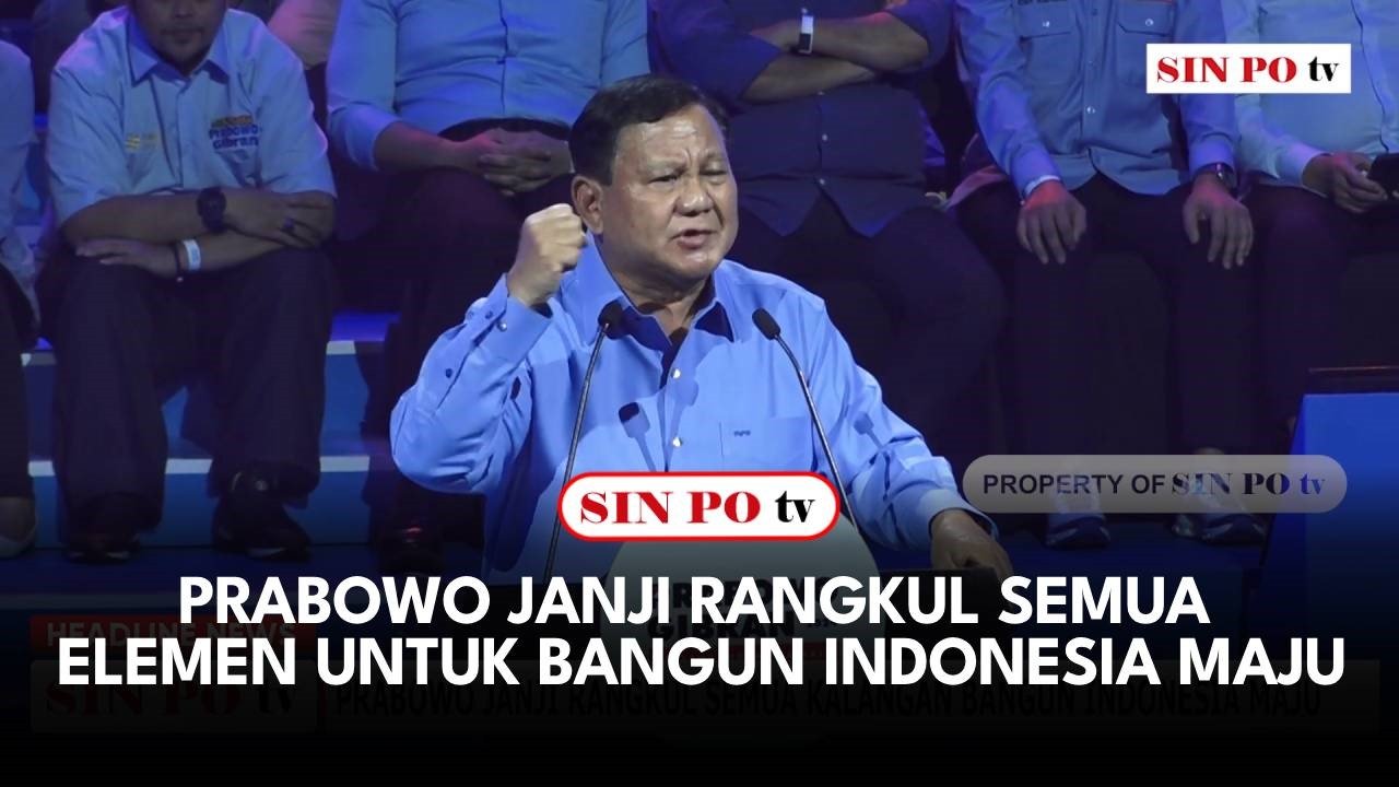 Prabowo Janji Rangkul Semua Elemen Untuk Bangun Indonesia Maju