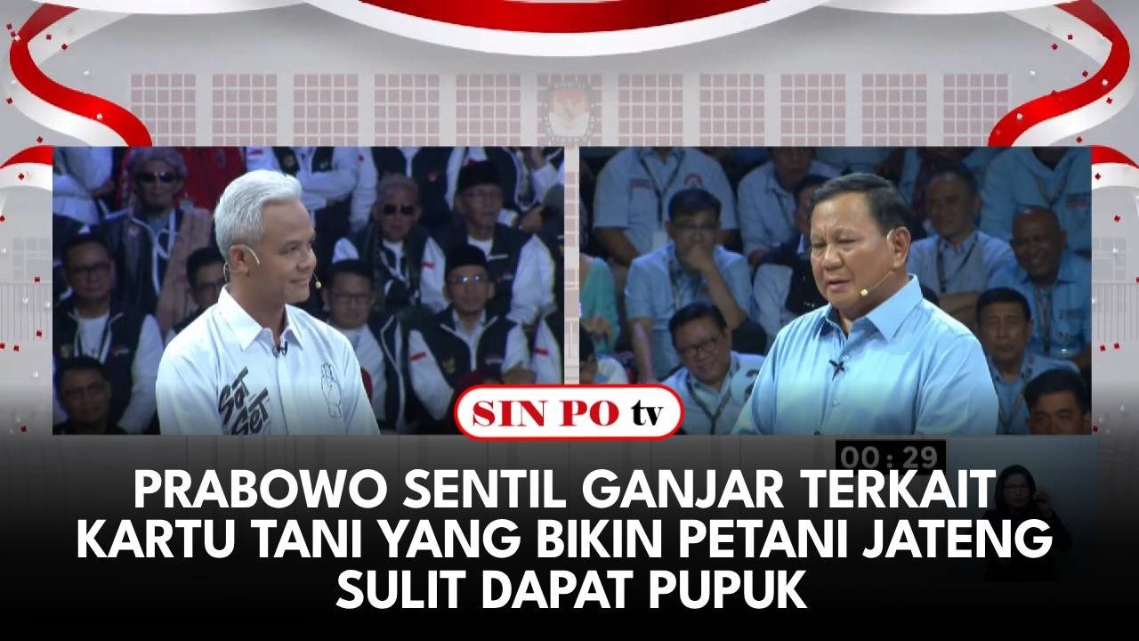 Prabowo Sentil Ganjar Terkait Kartu Tani Yang Bikin Petani Jateng Sulit Dapat Pupuk