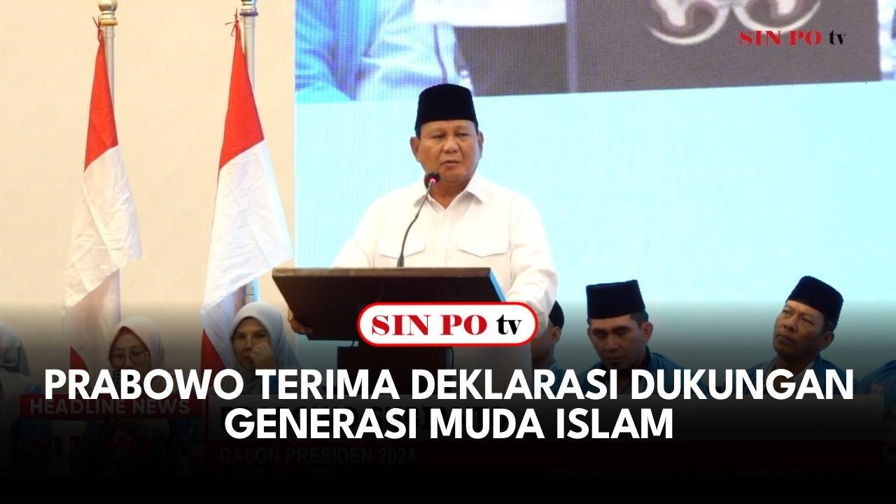 Prabowo Terima Deklarasi Dukungan Generasi Muda Islam