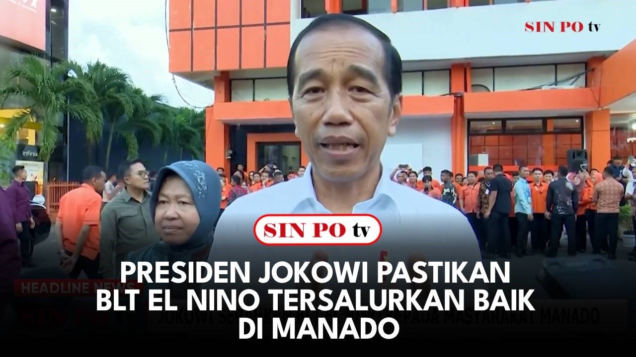 Presiden Jokowi Pastikan BLT El Nino Tersalurkan Baik Di Manado