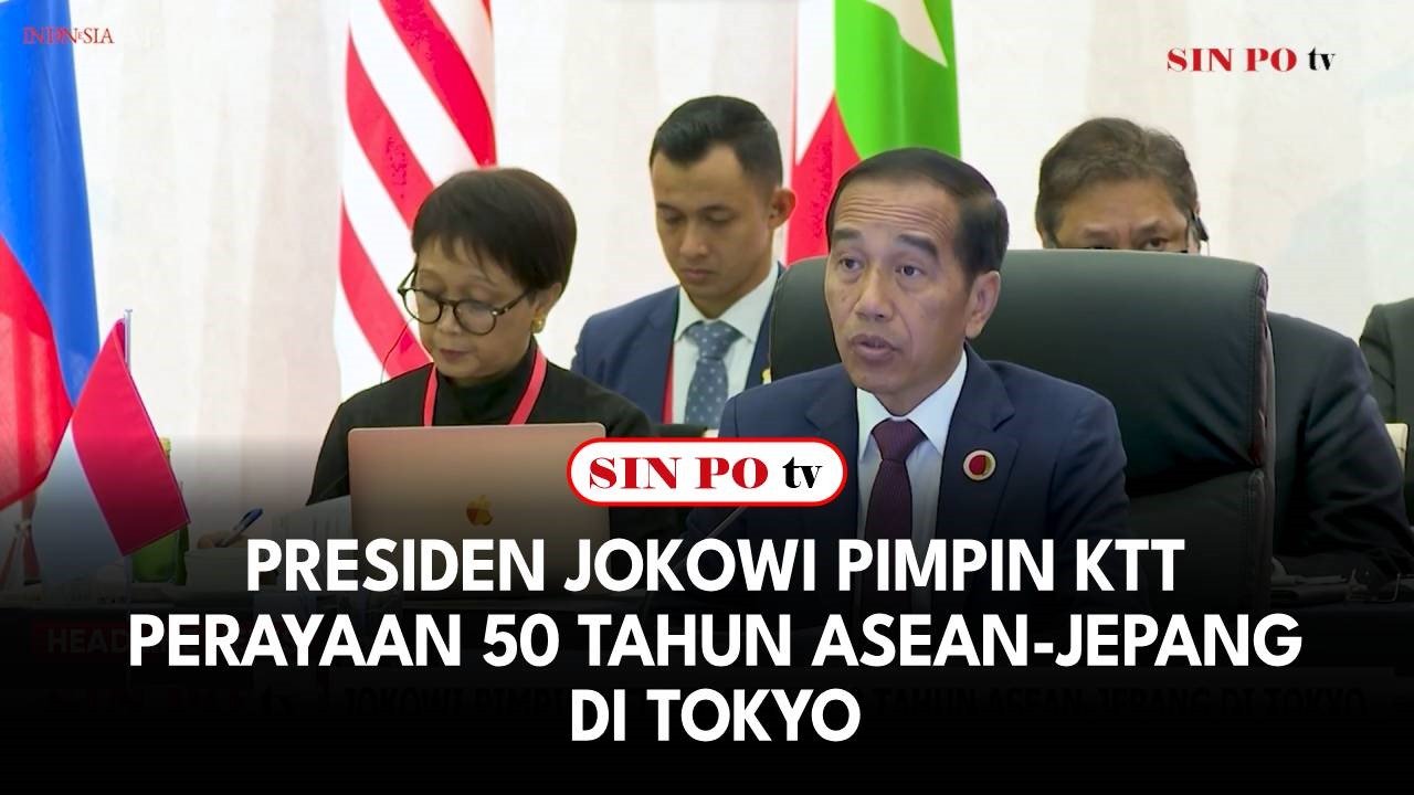 Presiden Jokowi Pimpin KTT Perayaan 50 Tahun Asean-Jepang Di Tokyo