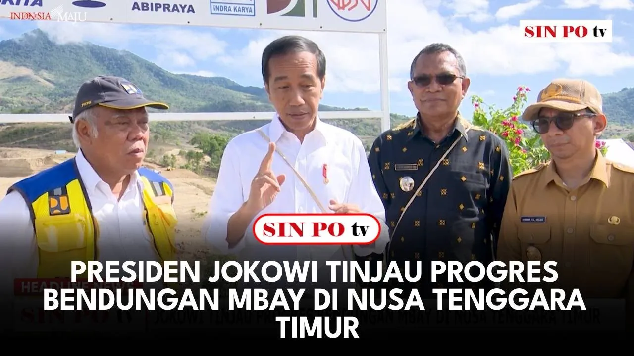 Presiden Jokowi Tinjau Progres Bendungan Mbay Di Nusa Tenggara Timur