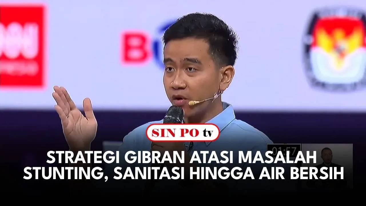 Strategi Gibran Atasi Masalah Stunting, Sanitasi Hingga Air Bersih