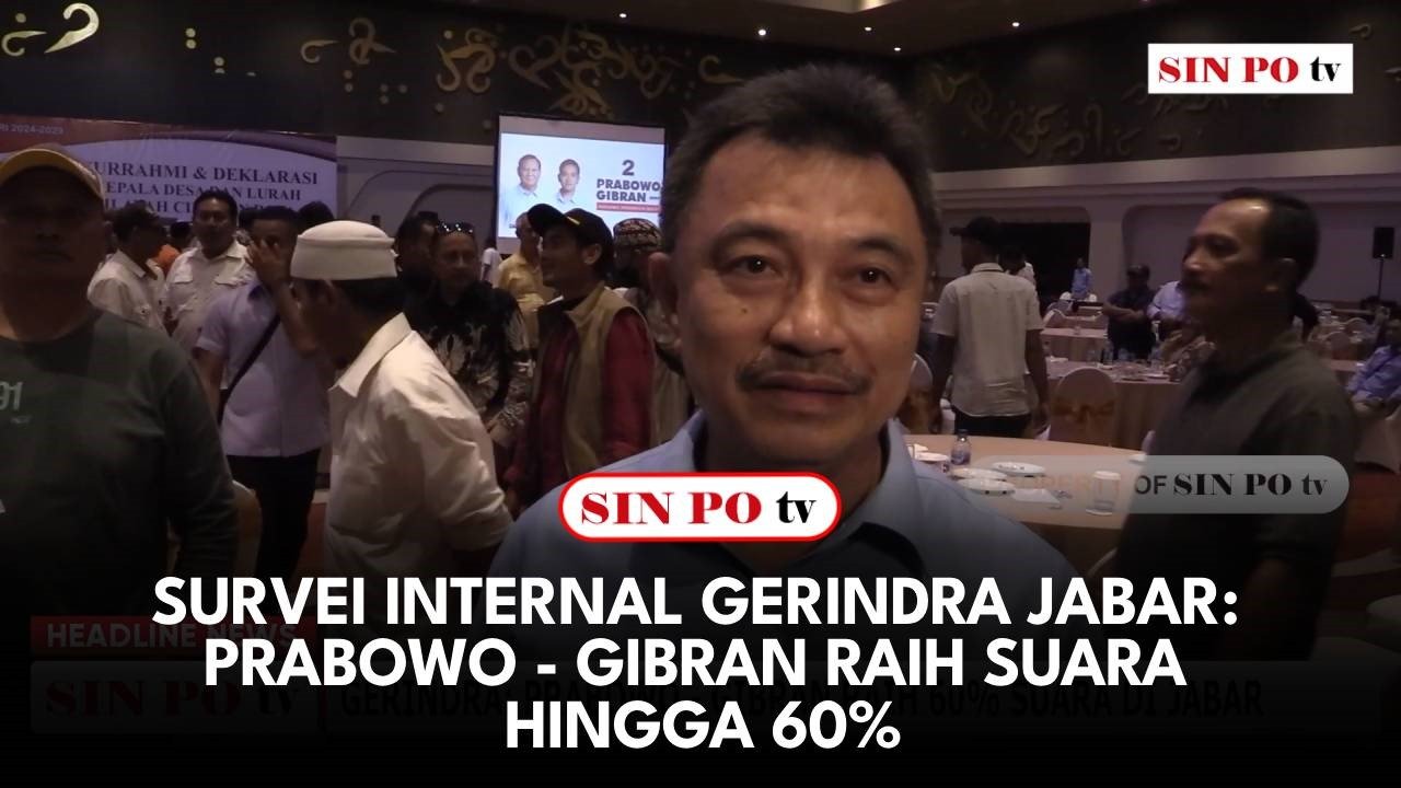 Survei Internal Gerindra Jabar: Prabowo - Gibran Raih Suara Hingga 60%