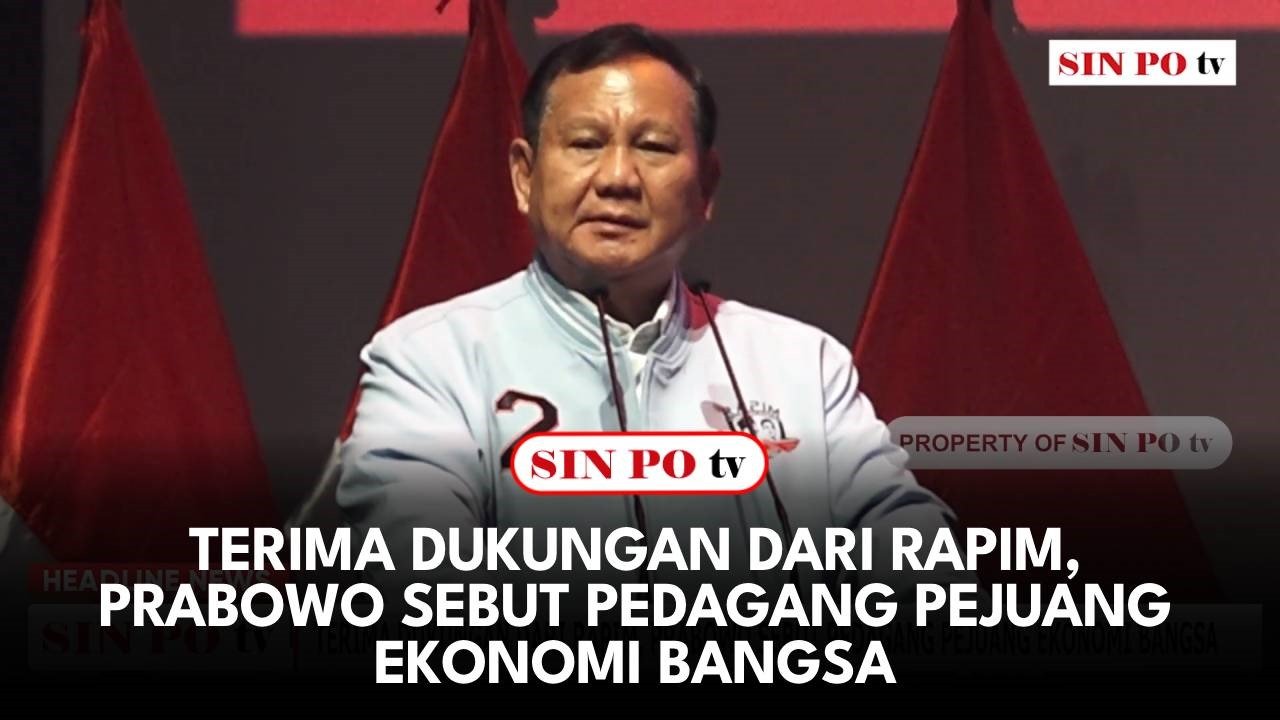 Terima Dukungan Dari RAPIM, Prabowo Sebut Pedagang Pejuang Ekonomi Bangsa