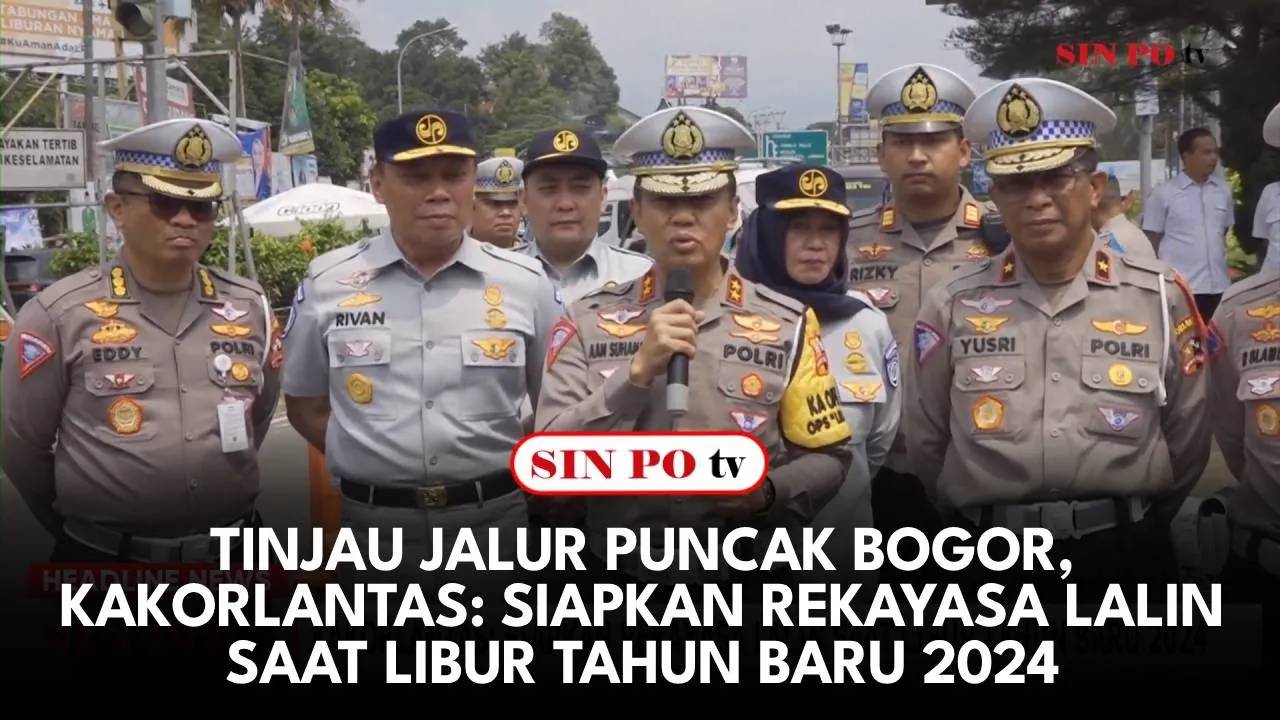 Tinjau Jalur Puncak Bogor, Kakorlantas: Siapkan Rekayasa Lalin Saat Libur Tahun Baru 2024