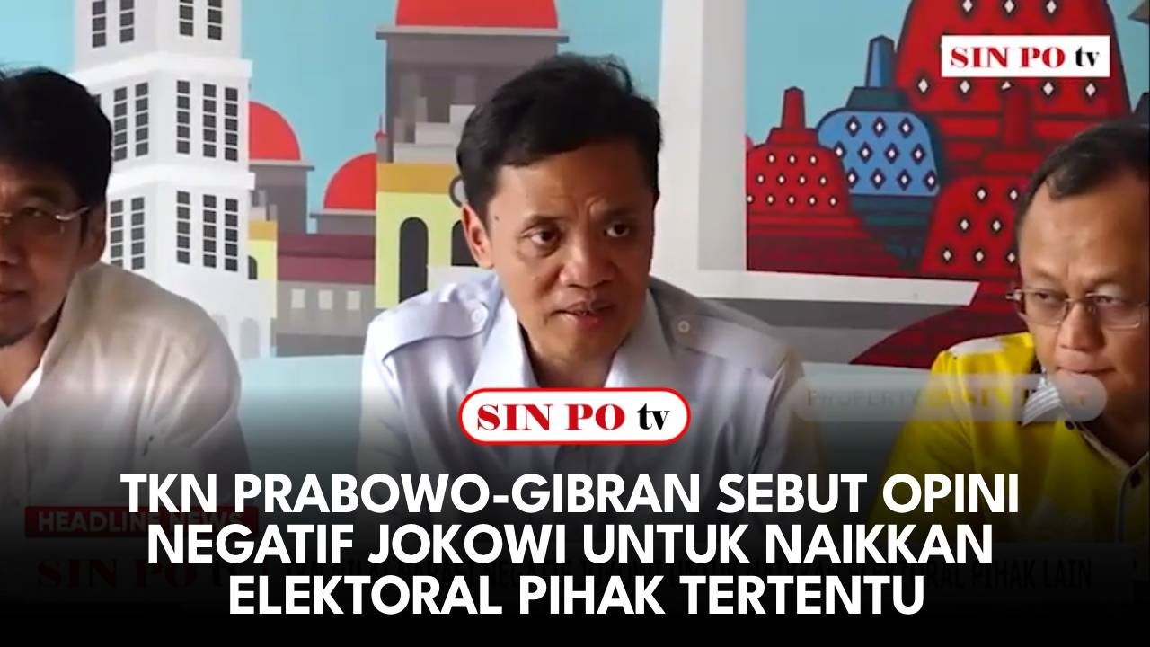 TKN Prabowo-Gibran Sebut Opini Negatif Jokowi Untuk Naikkan Elektoral Pihak Tertentu