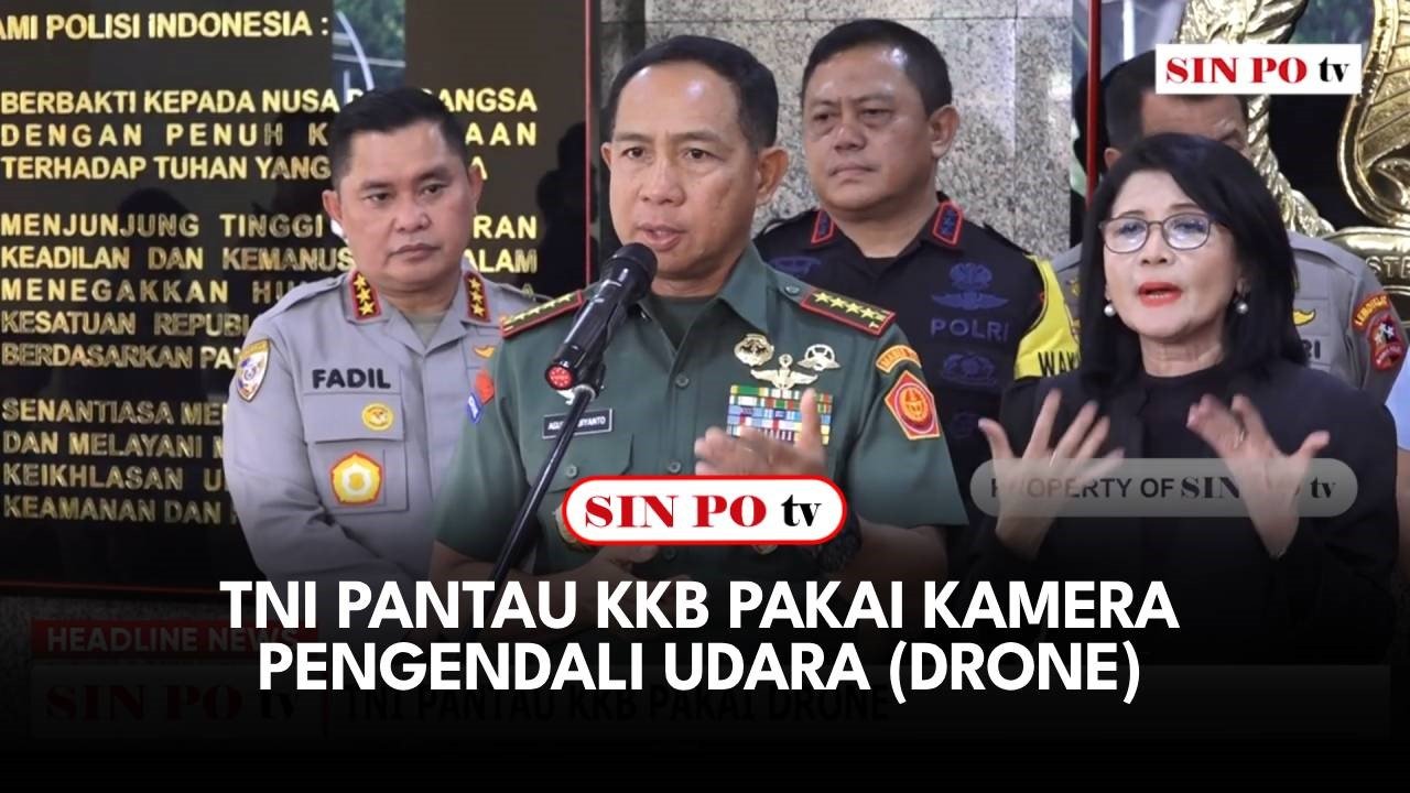 TNI Pantau KKB Pakai Kamera Pengendali Udara (Drone)