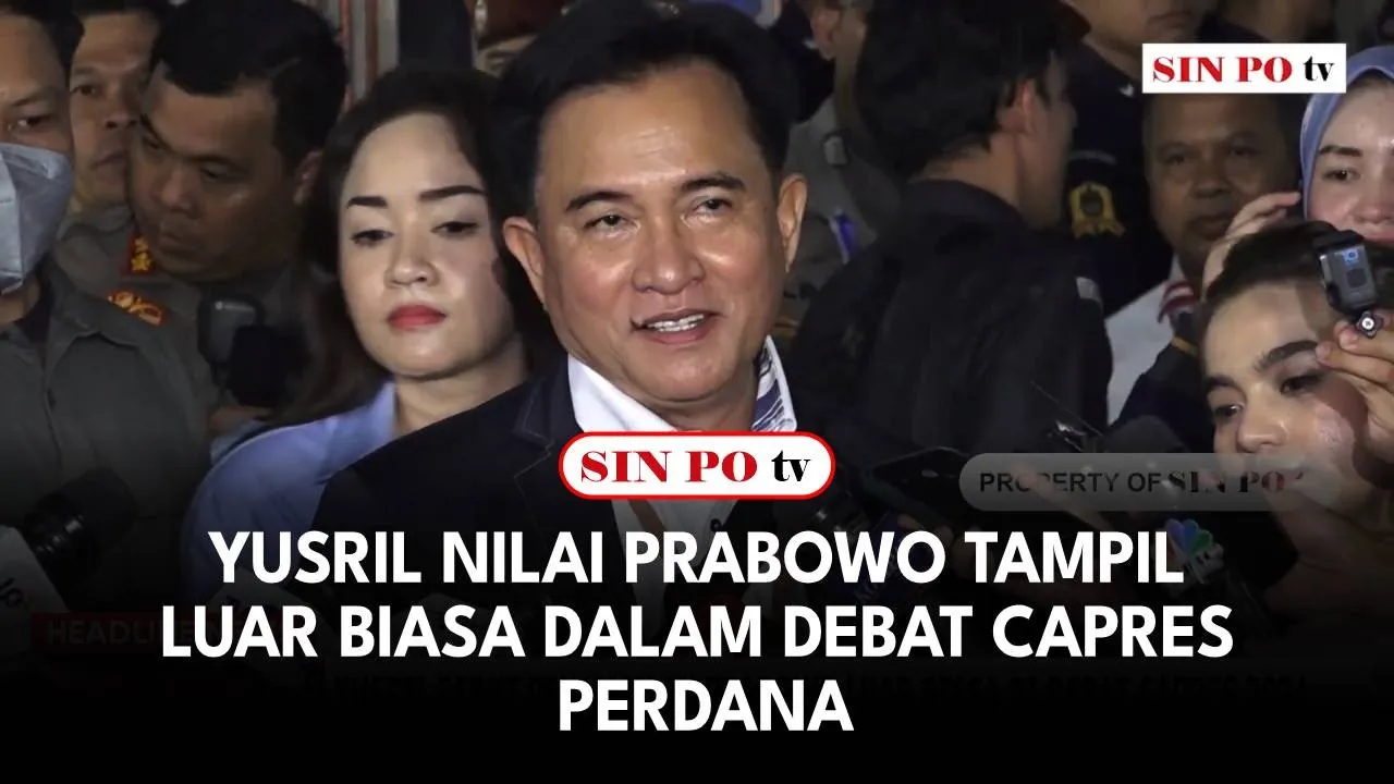 Yusril Nilai Prabowo Tampil Luar Biasa Dalam Debat Capres Perdana