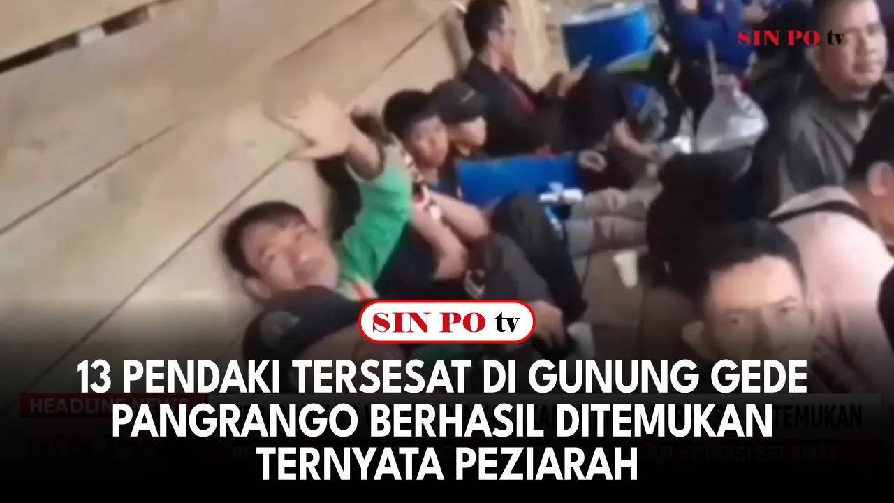 13 Pendaki Tersesat Di Gunung Gede Pangrango Berhasil Ditemukan Ternyata Peziarah