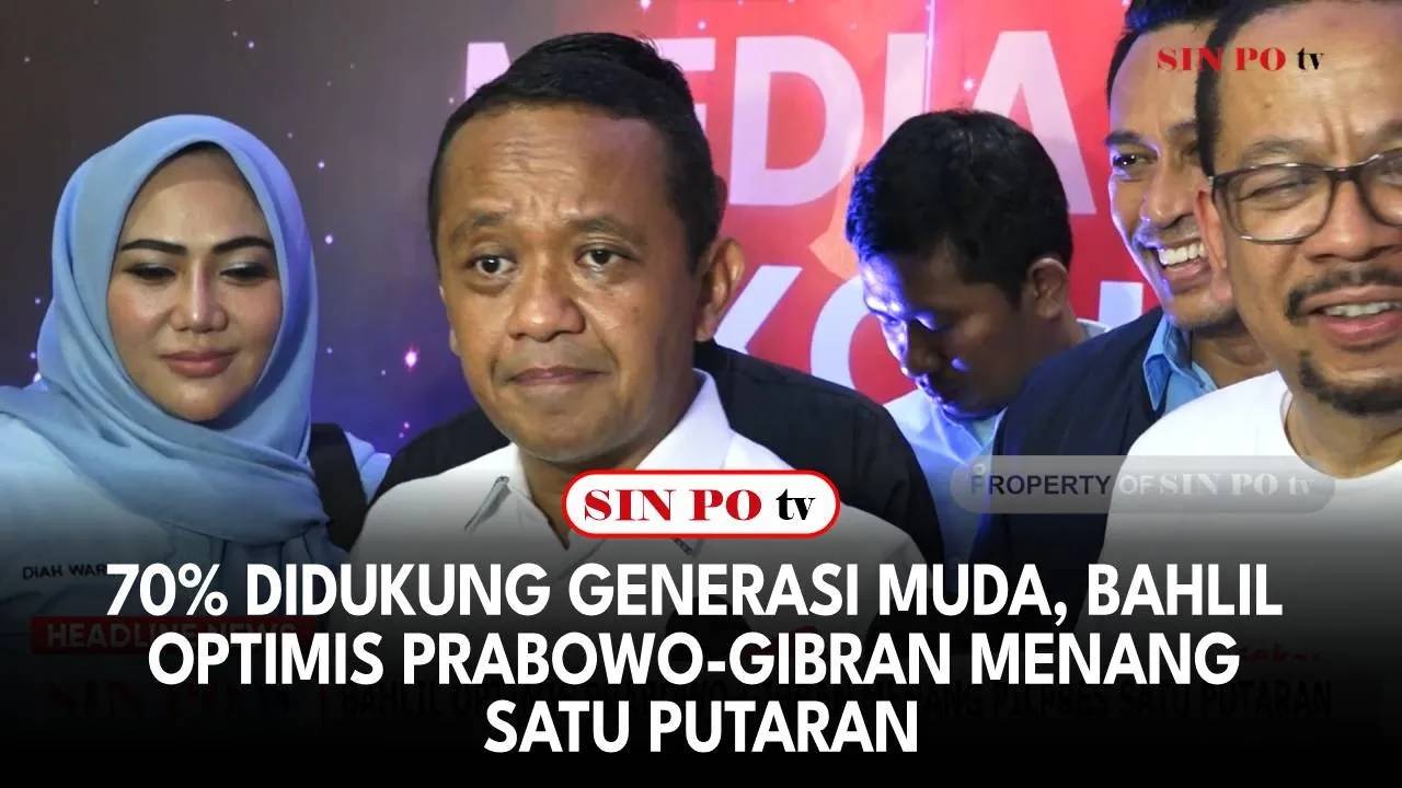 70% Didukung Generasi Muda, Bahlil Optimis Prabowo-Gibran Menang Satu Putaran