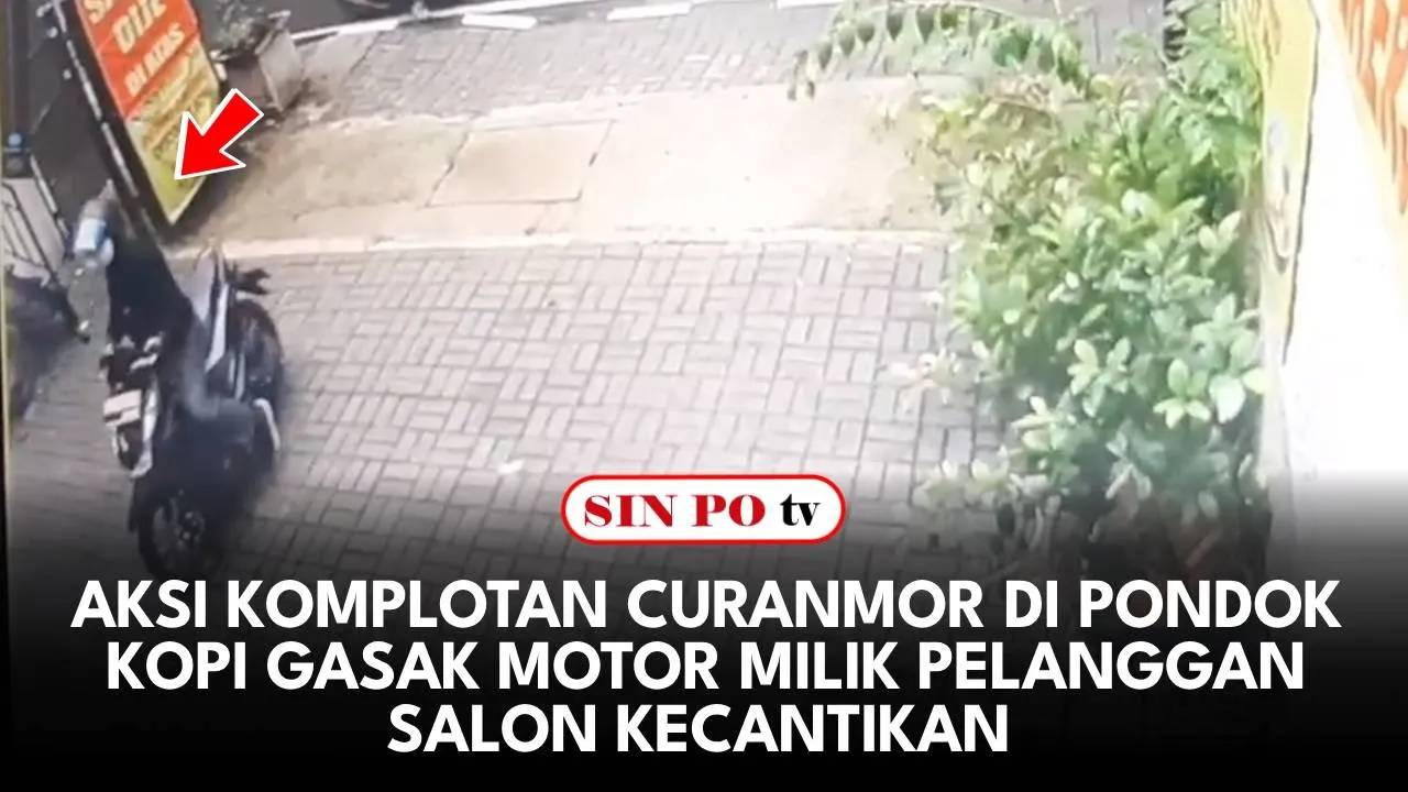 Aksi Komplotan Curanmor di Pondok Kopi Gasak Motor Milik Pelanggan Salon Kecantikan