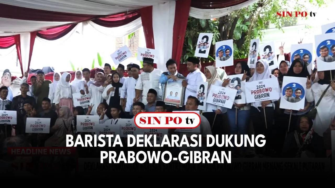 BARISTA Deklarasi Dukung Prabowo-Gibran