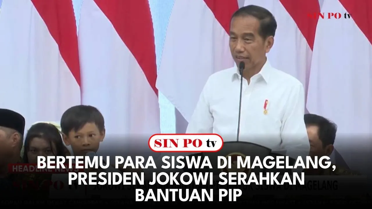 Bertemu Para Siswa Di Magelang, Presiden Jokowi Serahkan Bantuan PIP