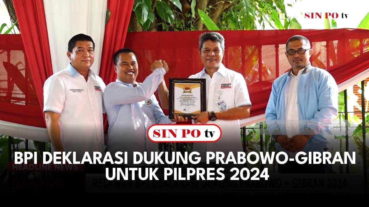 BPI Deklarasi Dukung Prabowo-Gibran Untuk Pilpres 2024