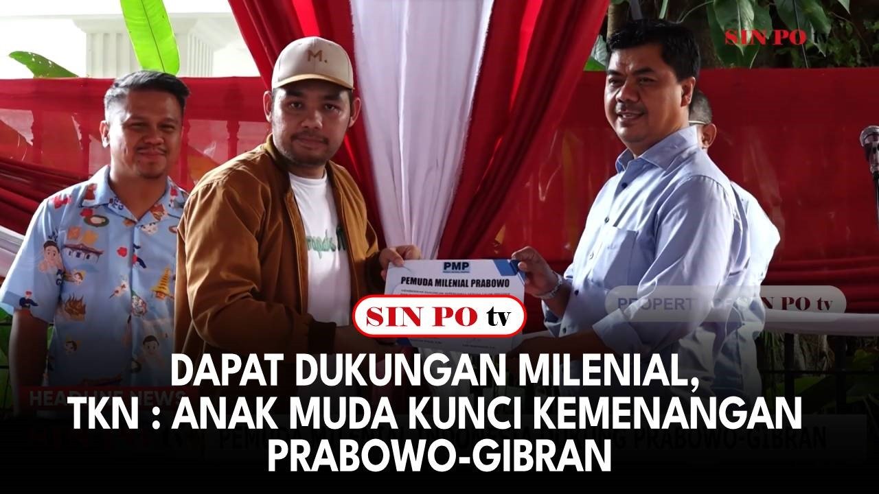 Dapat Dukungan Milenial, TKN: Anak Muda Kunci Kemenangan Prabowo-Gibran