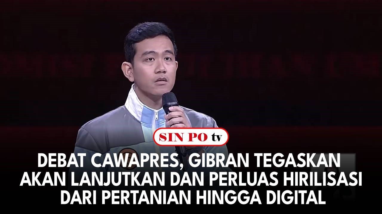 Debat Cawapres, Gibran Tegaskan Akan Lanjutkan Dan Perluas Hirilisasi Dari Pertanian Hingga Digital