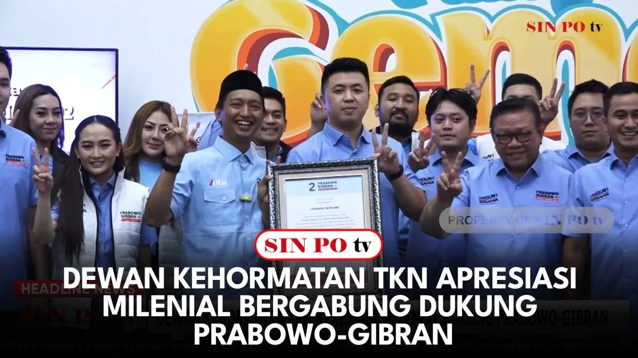 Dewan Kehormatan TKN Apresiasi Milenial Bergabung Dukung Prabowo-Gibran