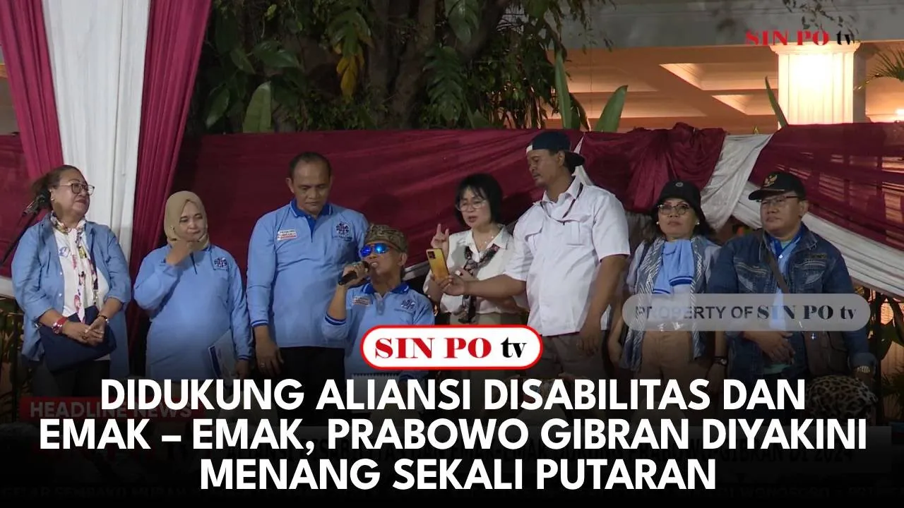 Didukung Aliansi Disabilitas dan Emak – Emak, Prabowo Gibran Diyakini Menang Sekali Putaran