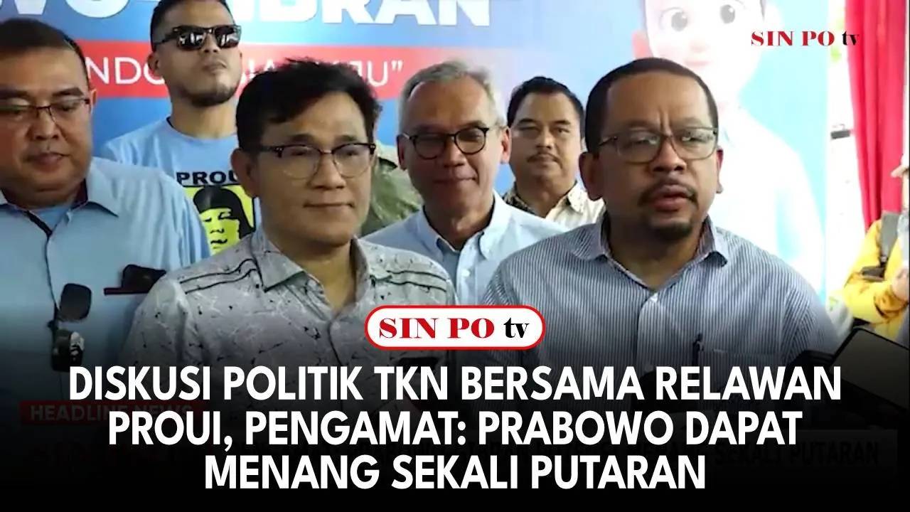Diskusi Politik TKN Bersama Relawan PROUI, Pengamat: Prabowo Dapat Menang Sekali Putaran