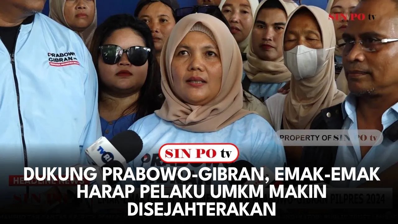 Dukung Prabowo-Gibran, Emak-Emak Harap Pelaku UMKM Makin Disejahterakan