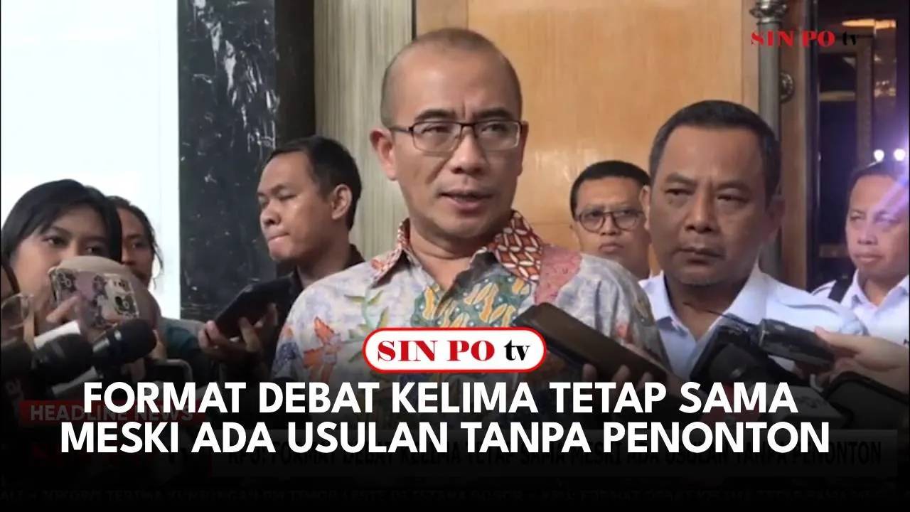 Format Debat Kelima Tetap Sama Meski Ada Usulan Tanpa Penonton