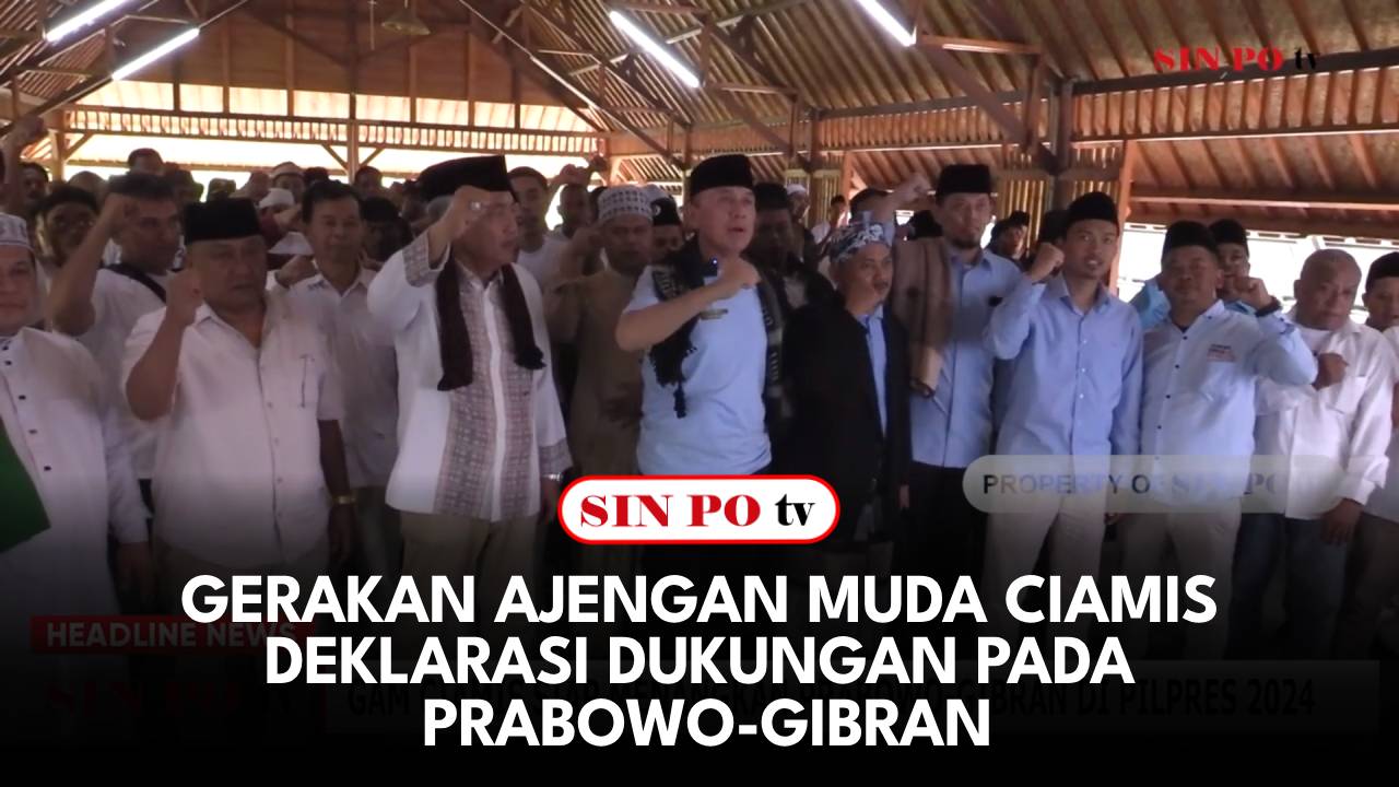 Gerakan Ajengan Muda Ciamis Deklarasi Dukungan Pada Prabowo-Gibran