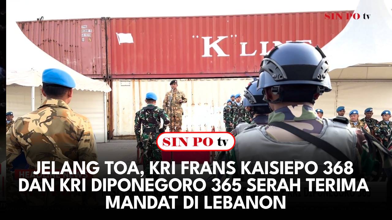 Jelang TOA, KRI Frans Kaisiepo 368 Dan KRI Diponegoro 365 Serah Terima Mandat Di Lebanon