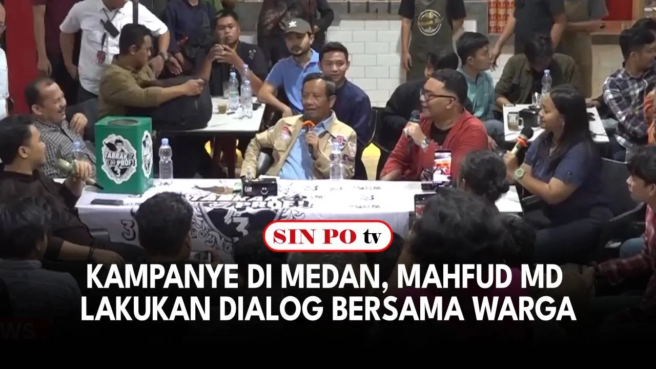 Kampanye di Medan, Mahfud MD Lakukan Dialog Bersama Warga