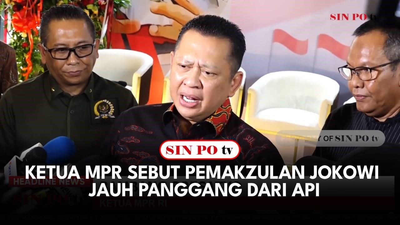 Ketua MPR Sebut Pemakzulan Jokowi Jauh Panggang Dari Api