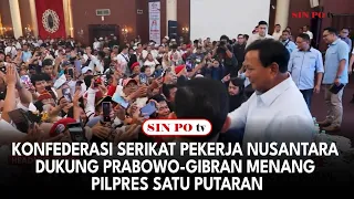 Konfederasi Serikat Pekerja Nusantara Dukung Prabowo-Gibran Menang Pilpres Satu Putaran