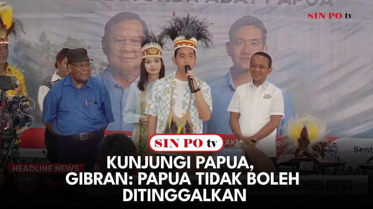 Kunjungi Papua, Gibran: Papua Tidak Boleh Ditinggalkan