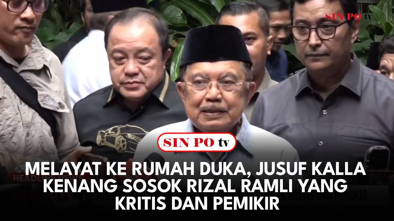 Jusuf Kalla Kenang Sosok Rizal Ramli Yang Kritis Dan Pemikir